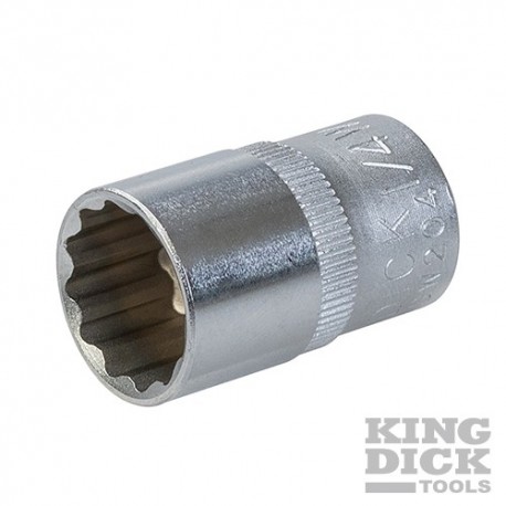 Socket 3/8" SD 12pt Whitworth - 1/4"W