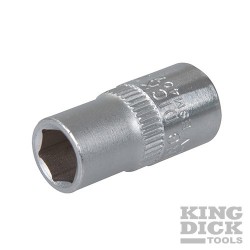 Socket SD 1/4" Metric 6pt - 7mm