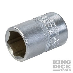 Socket SD 1/4" Metric 6pt - 12mm