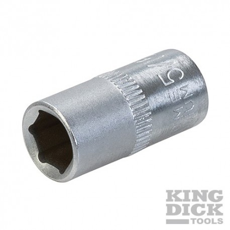 Socket SD 1/4" Metric 6pt - 8mm